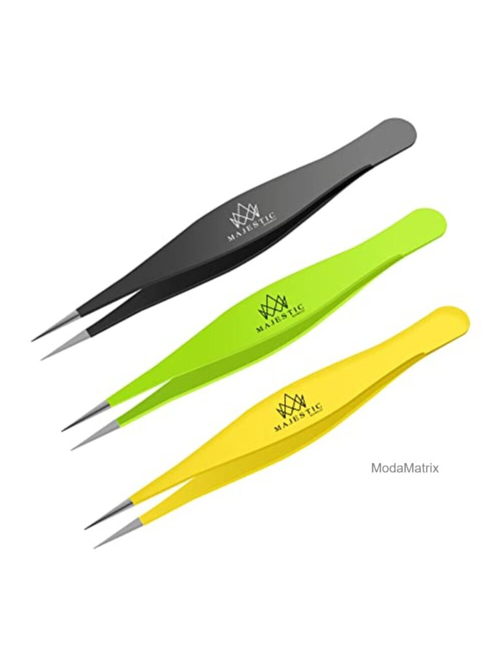 Fine Point Precision Tweezers Stainless Steel for Ingrown Hair & Splinters